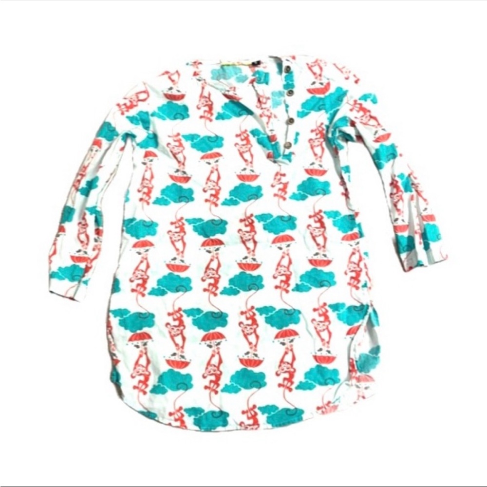 Roberta Roller Rabbit monkey print tunic girls 5